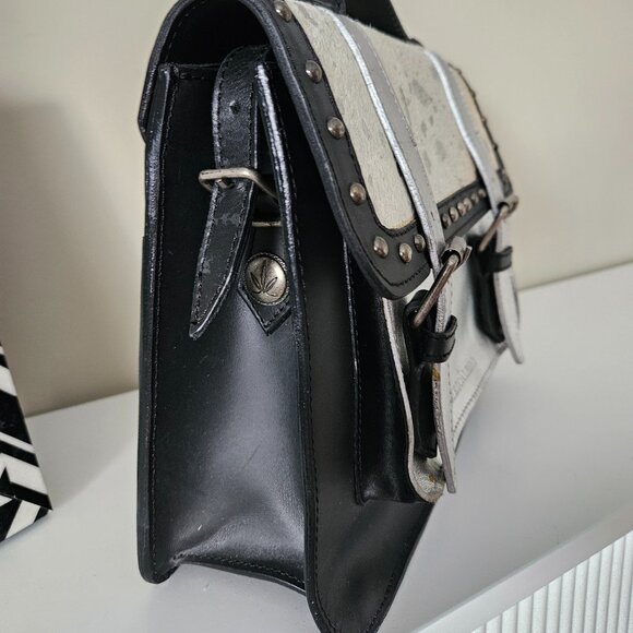 Mezcalero Silver/Cowhide Leather Crossbody Bag - Picture 3 of 7